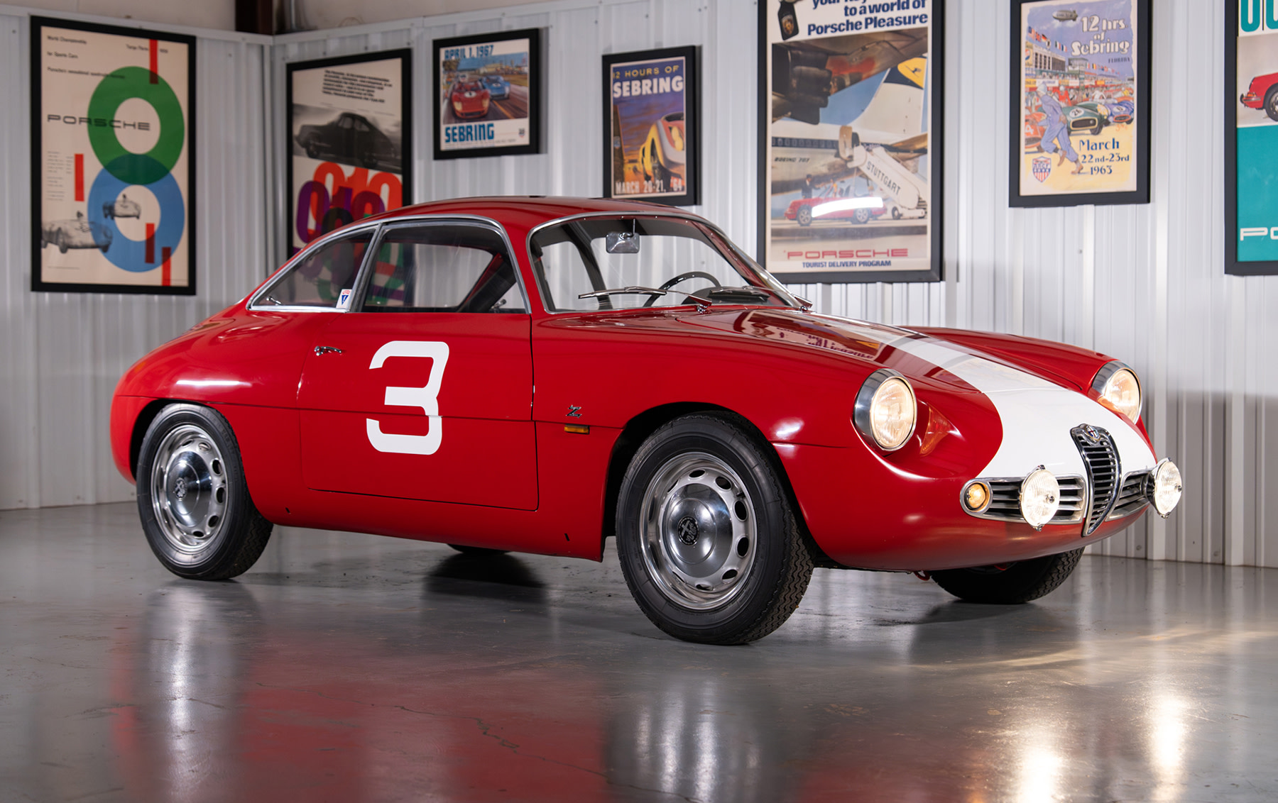 ミニカー #alfa romeo giulietta SZ #STREET1960RED SZ romeo #alfa ミニカー #STREET1960RED giulietta